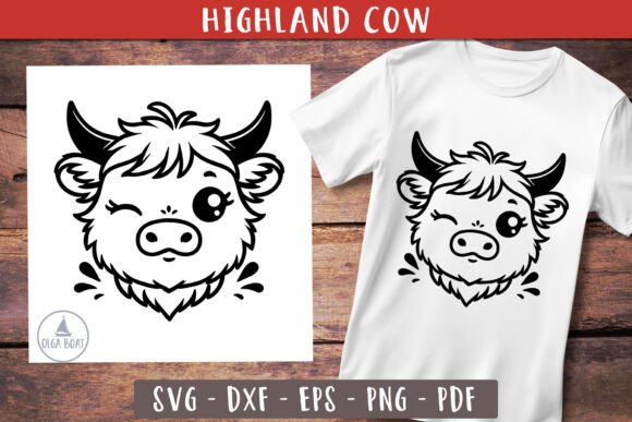 Baby Highland Cow Svg: Cute Design Meets Real Embroidery Use