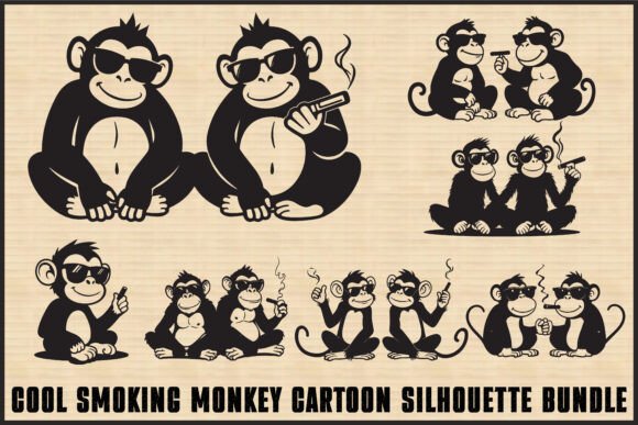 Cool Smoking Monkey Silhouettes: A Designer’s Honest Review for Real Embroidery Use