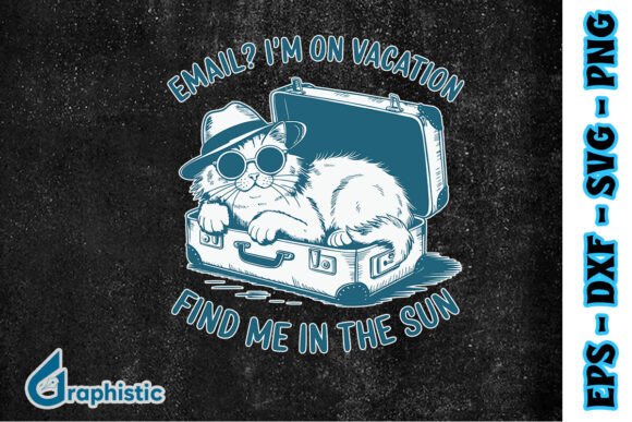 Email I m on Vacation Funny Vintage SVG Review