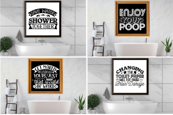 Funny Bathroom SVG Bundle 2 Review for Real Embroidery Projects