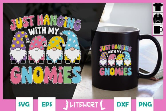 Hanging with My Gnomies: A Charming Embroidery Fit for Garden Lovers