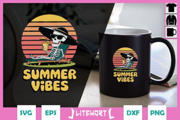 Summer Vibes Skeleton Funny Beach SVG Review