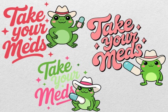 Take Your Meds Svg Frog, Mental Health: A Designer’s Real-World Embroidery Review