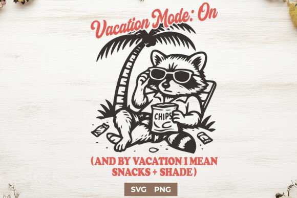Vacation Mode On SVG – Funny Raccoon PNG: A Designer’s Real-World Review